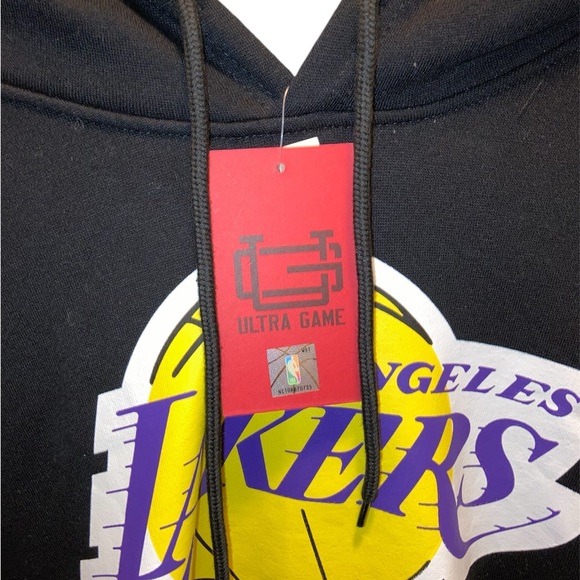 Ultra Game Los Angeles Lakers Hoodie size L NWT - Picture 3 of 4